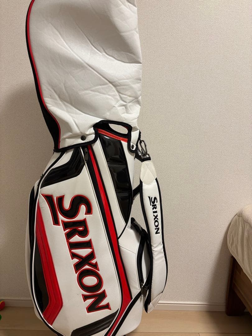 Srixon キャディバッグ ホワイト/レッド