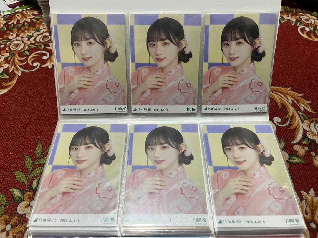 乃木坂46 生写真　川﨑桜　まとめ売り　引退品　コンプ15セット等　計69枚