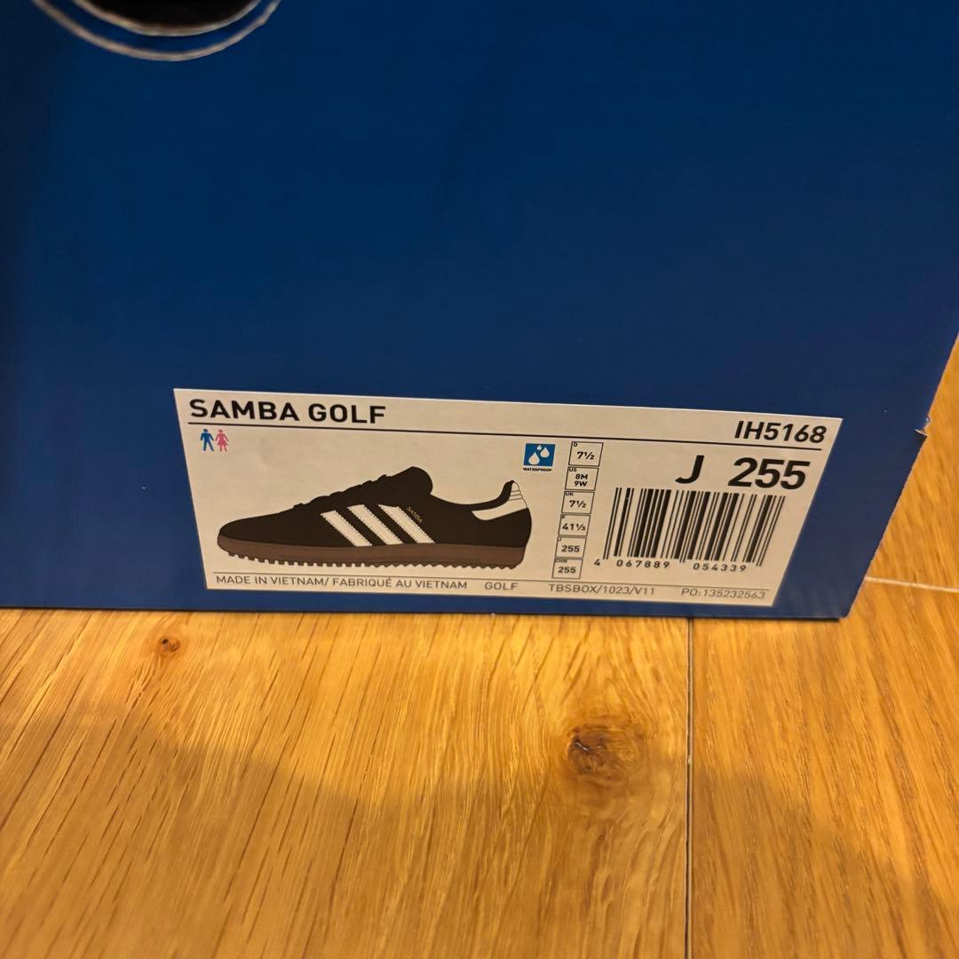 adidas Samba ゴルフ　ブラック　24.5