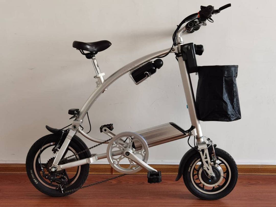SHIMANO6段ギア　モベット電動自転車「FromA電動版」14インチシルバー