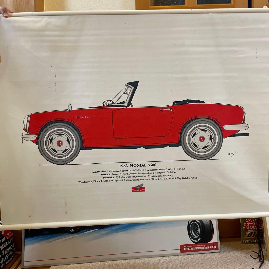 HONDA S500のタペストリー