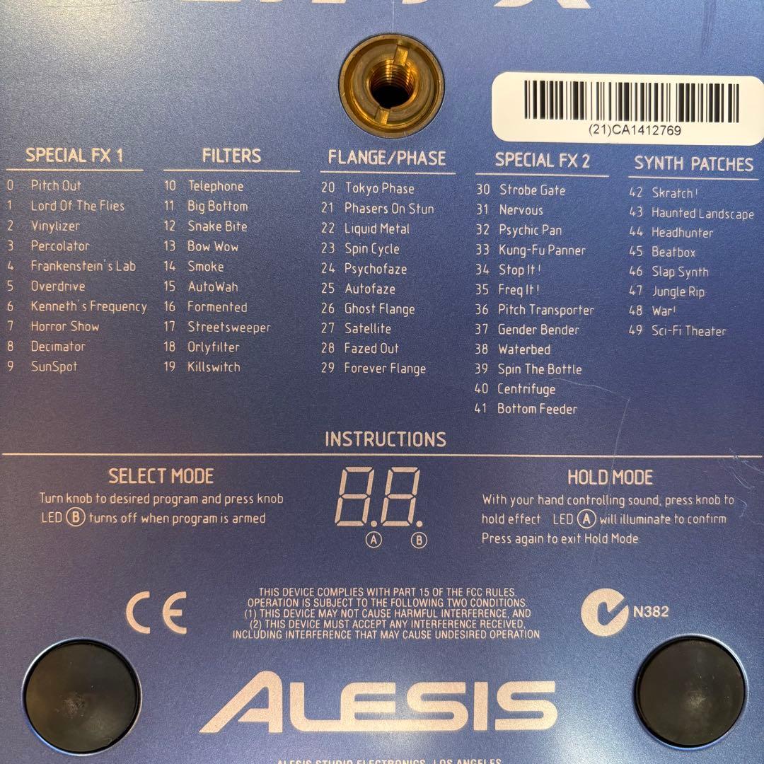 ALESIS air FX サウンドエフェクトプロセッサー　珍品