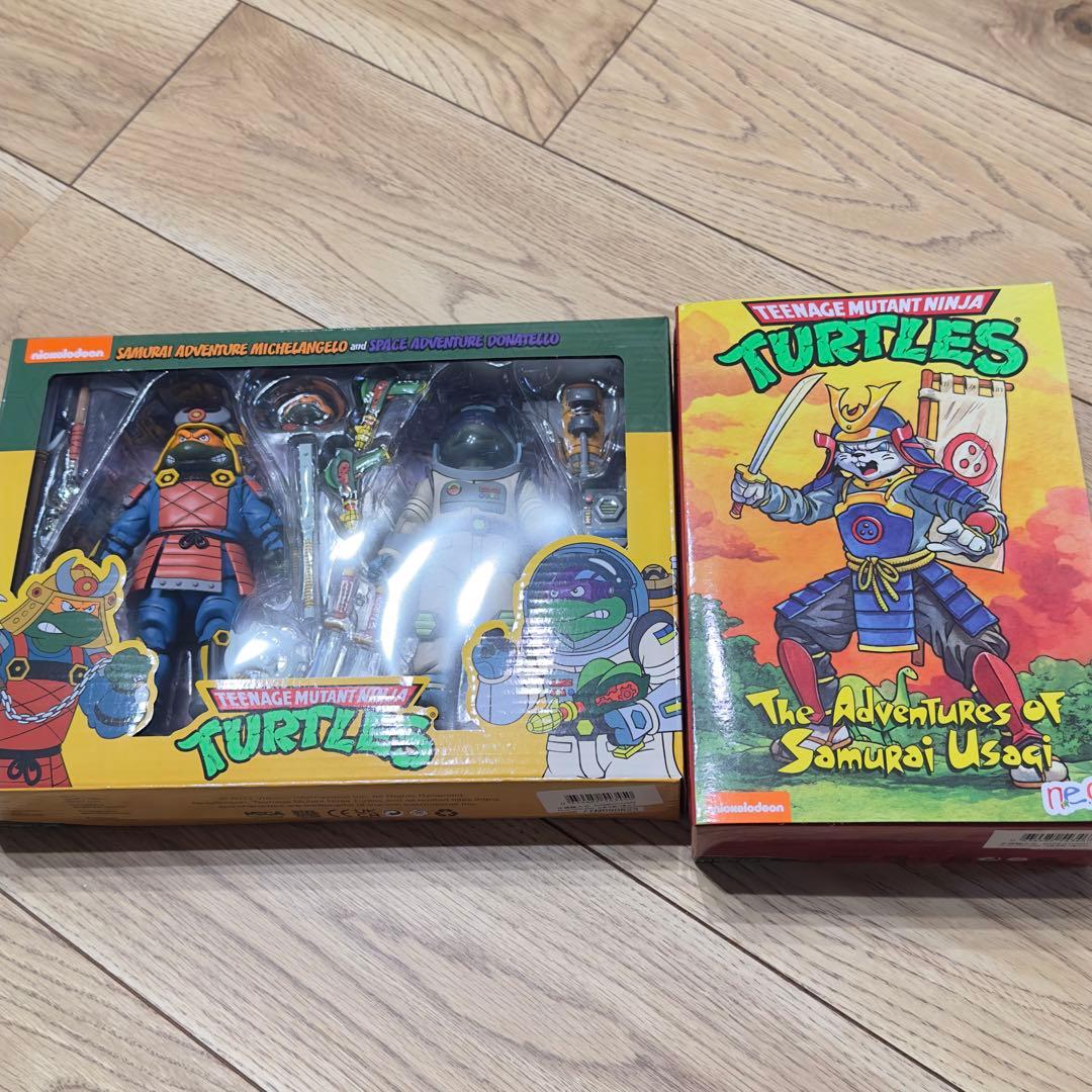 NECA TMNT サムライ＆スペース＆ミヤモトウサギ