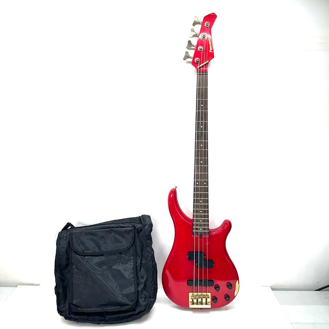 中古 FERNANDES フェルナンデス ベース 赤 レッド
