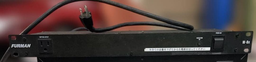 【中古】FURMAN M-8xラックマウント電源タップ