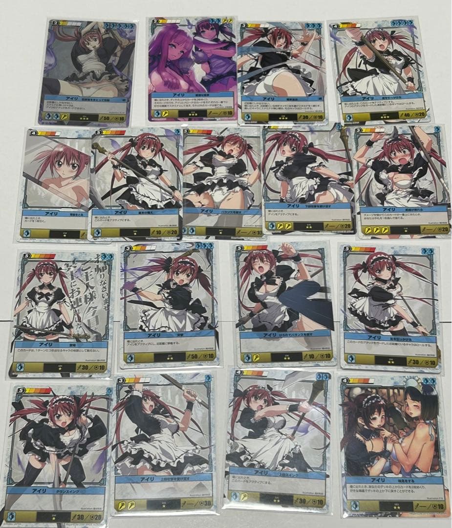 クイーンズブレイド　ザ・デュエル　アイリ　まとめ売りセット