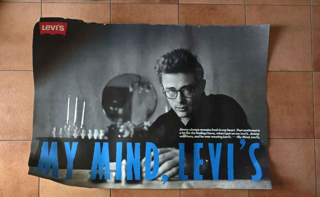 #Levi's モノクロポスター#ジェームスディーン