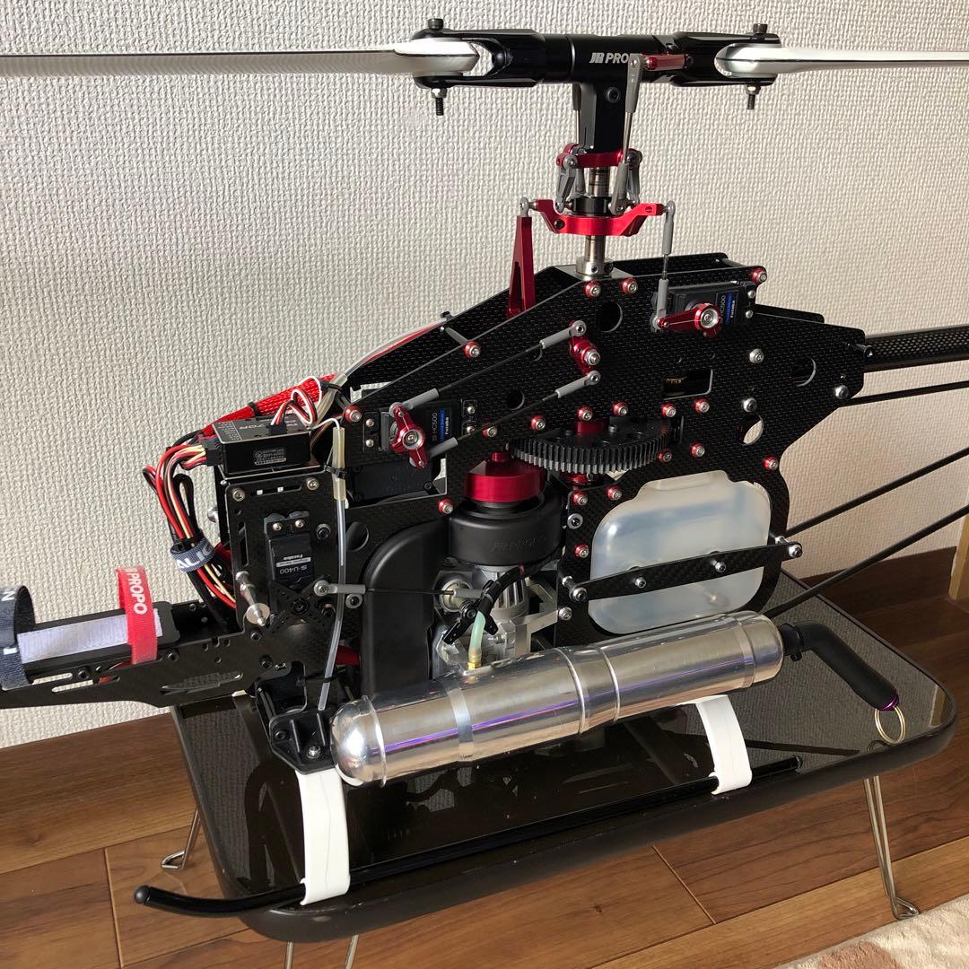 JRPROPO FORZA600NITRO 機体、エンジン、マフラー付き