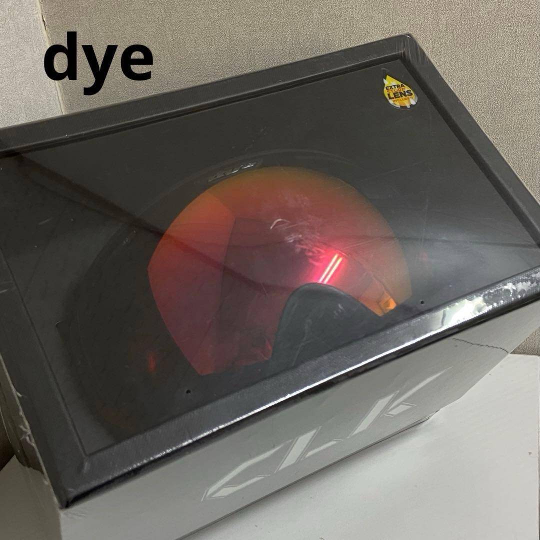 新品・未開封⭐️dye CLK スノボードゴーグル　オレンジ