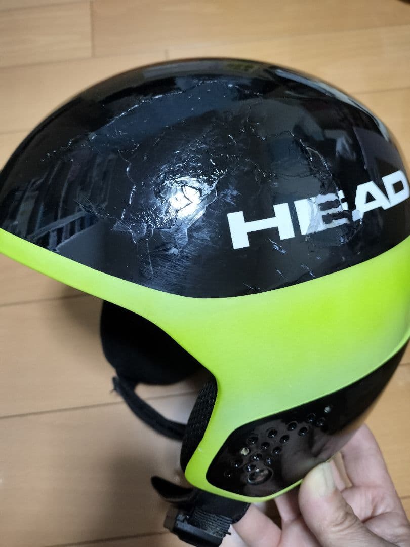 HEAD スキー用ヘルメット ブラック/ライムグリーン
