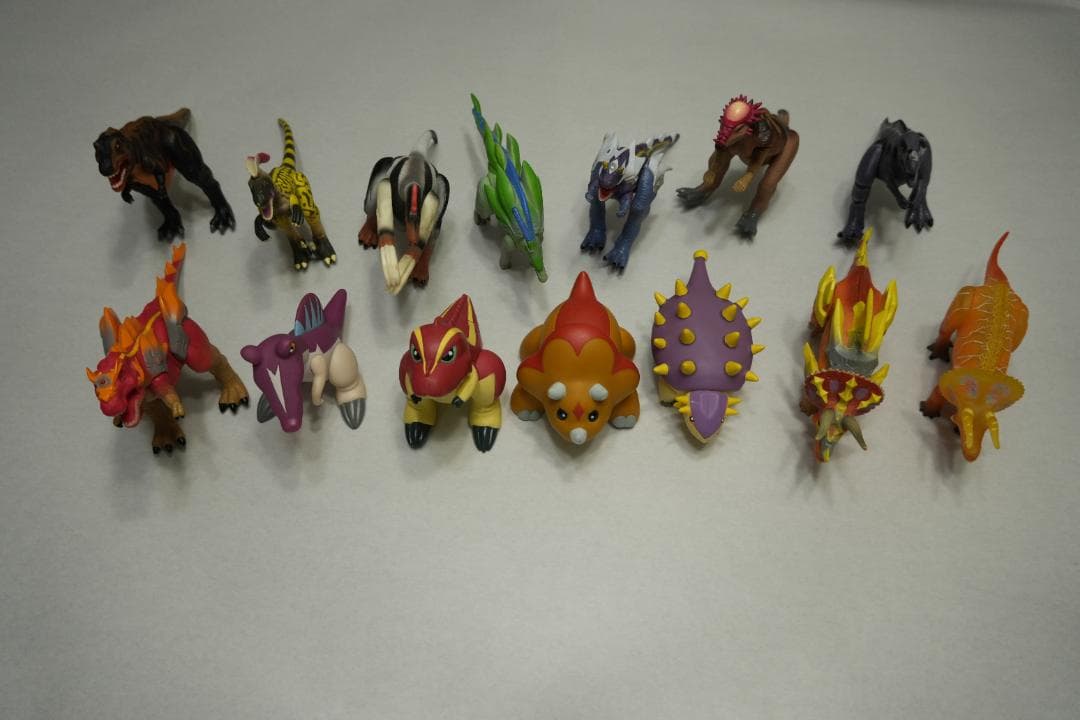 【14体まとめ売り】恐竜キング　ソフビ