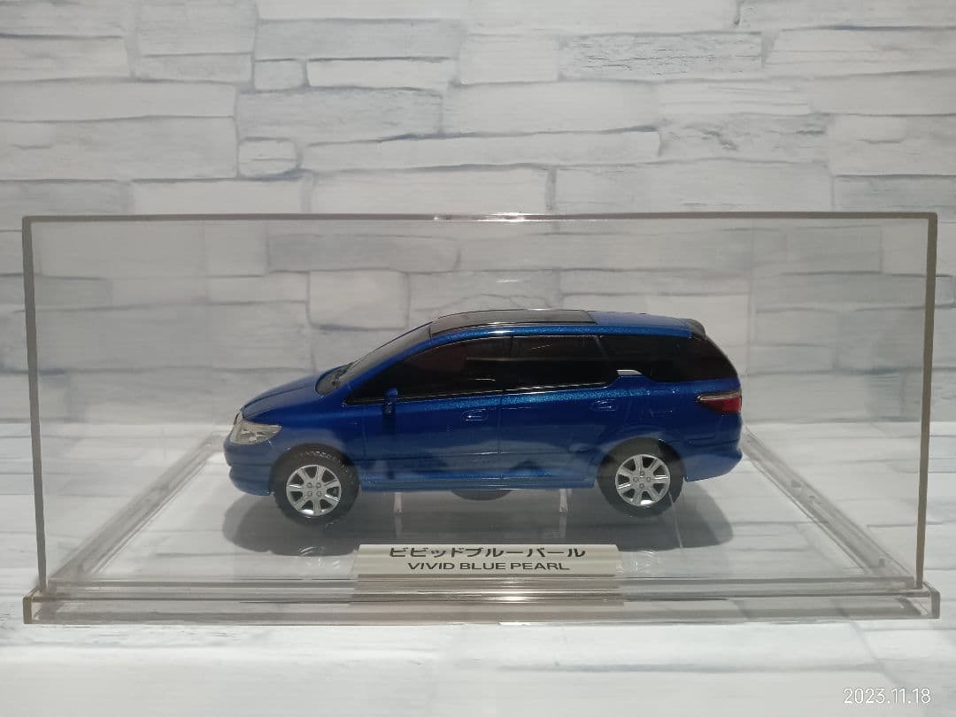 1/24 ホンダ　カラーサンプル　ミニカー　エアウェイブ　ビビッドブルーパール