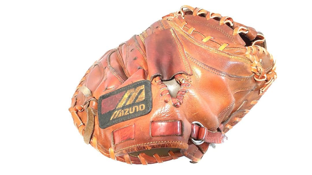 ミズノ 硬式 キャッチャーミット グローブ 野球 グラブ ビンテージ ワールドウ