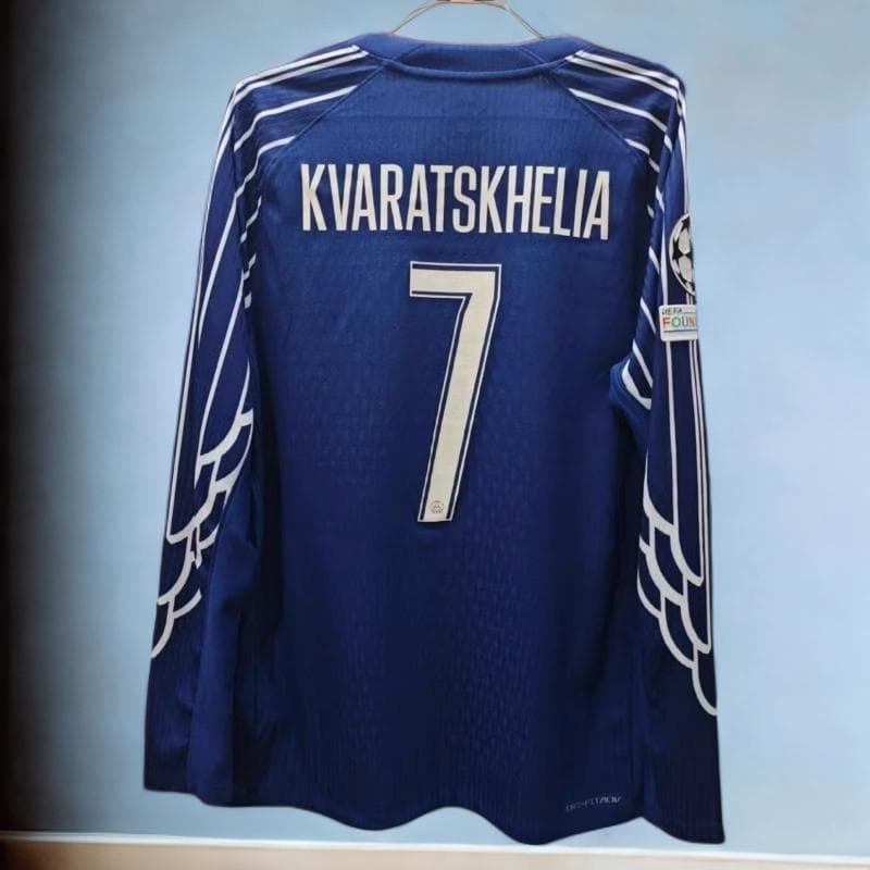パリ・サンジェルマン 長袖 シャツ KVARATSKHELIA 7番