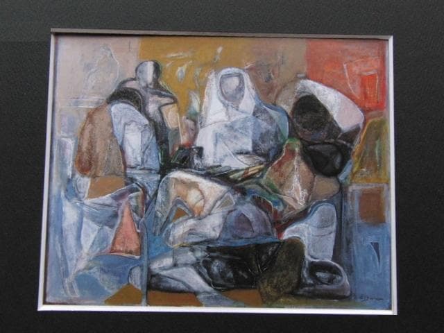 斉藤静輝、【アフガン】、希少な大判額装用画集より、美品、日本人画家