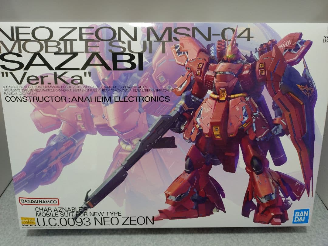 【新品未組立】 MG 1/100 MSN-04 サザビー Ver.ka