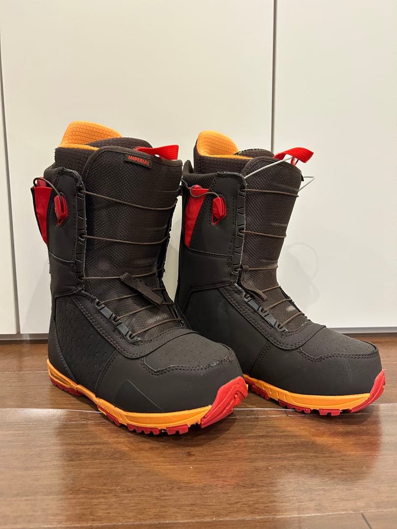 BURTON IMPERIAL スノーボードブーツ ブラック/オレンジ