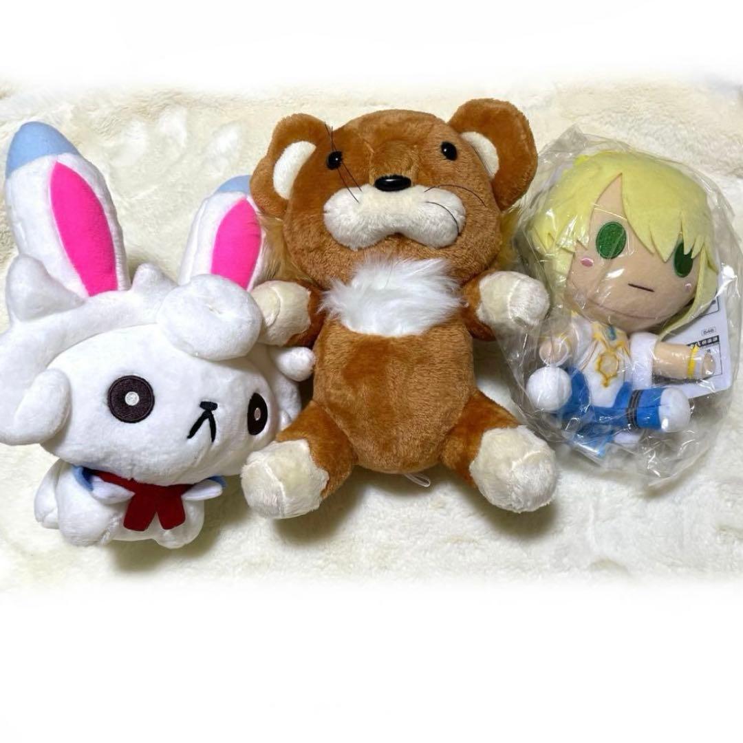 fate FGO アルトリア モードレット フォウくんぬいぐるみセット