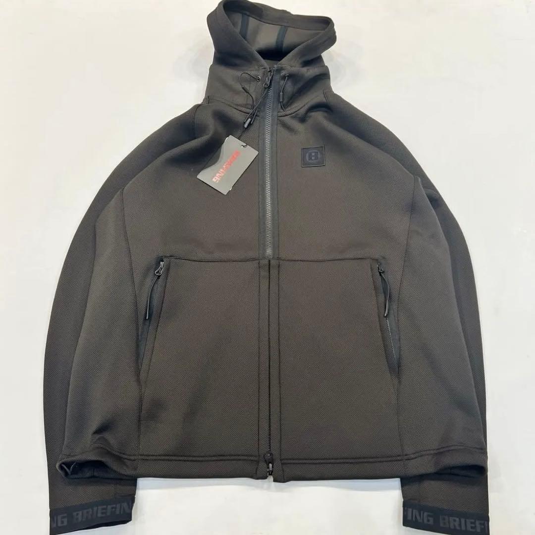 新品　BRIEFING MS CE LOGO TAPE PARKA ブラウンL