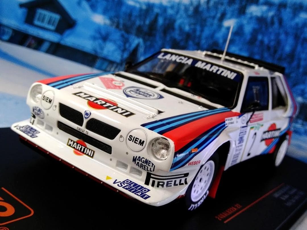 1/24 イクソ　ランチア デルタ S4　ラリー サンレモ 1985