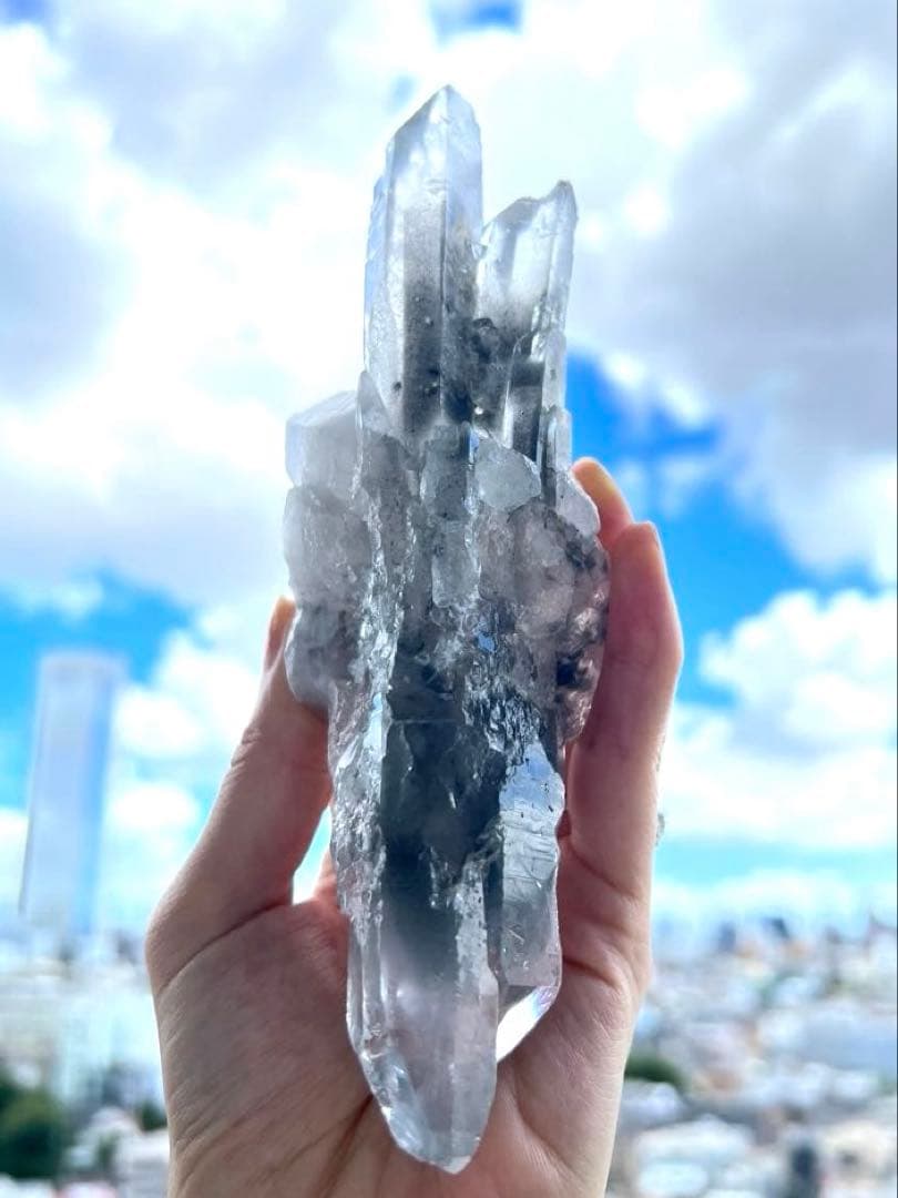 美✨超希少✨AAAA幻グレーリチウム ファントム レムリアン✨天使の翼DTワンド