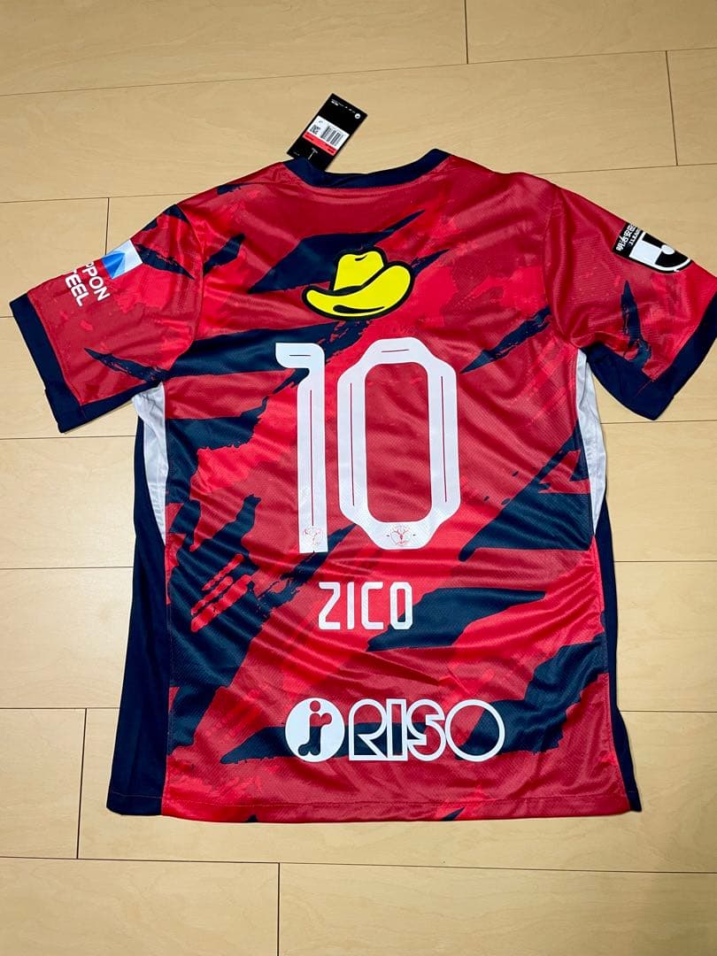 【新品・未使用】鹿島アントラーズ　ZICO 海外並行輸入品 Lサイズ