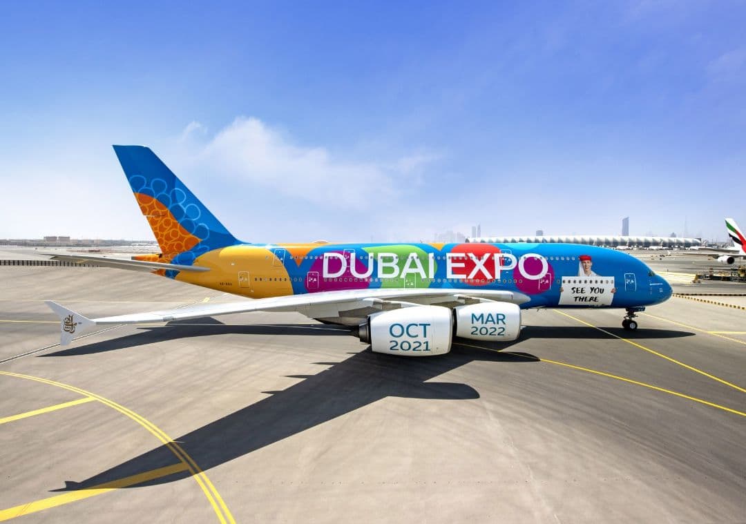 Emirates A380 EXPO2020特別塗装機 1:200 飛行機