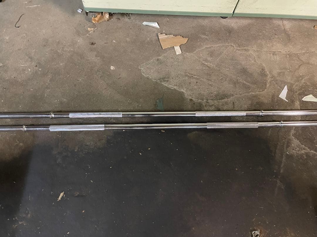 【こん】バーベルシャフト180cm 2本セット