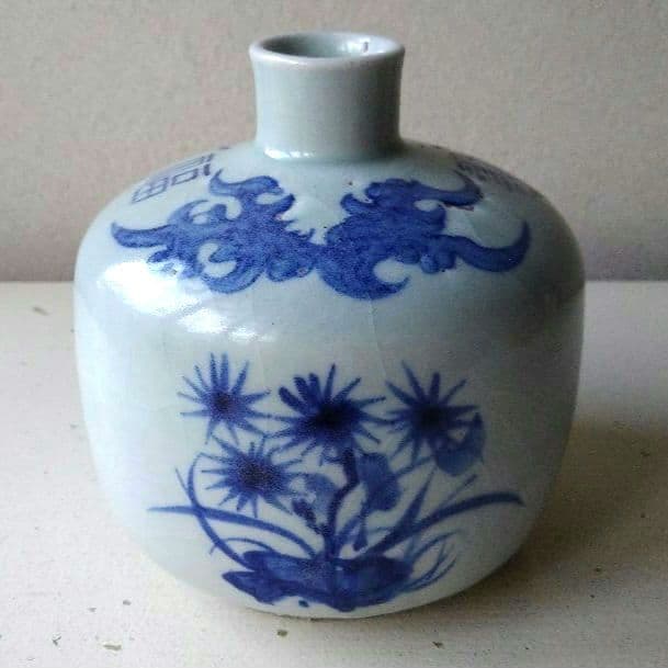 李朝    花生け