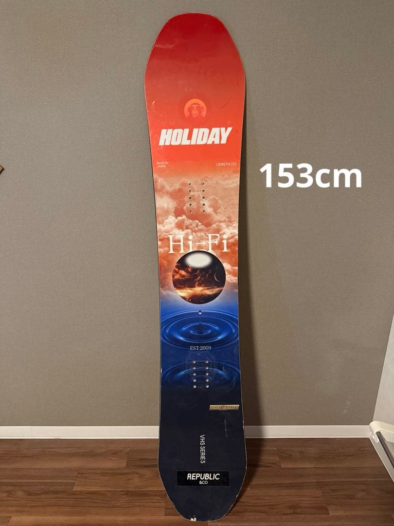 HOLIDAY HiFi スノーボード 153cm