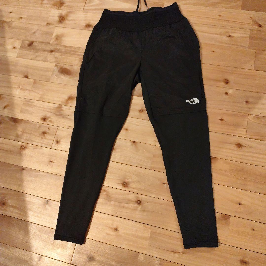 THE NORTH FACE ブラック ホワイトライトタイツ ＬNB82375
