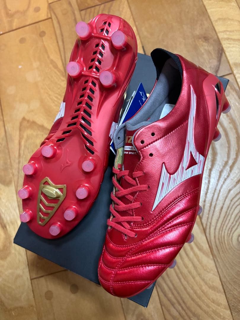 新品　40周年限定　レアサイズ　ミズノ　モレリア ネオ4 JAPAN 25.5
