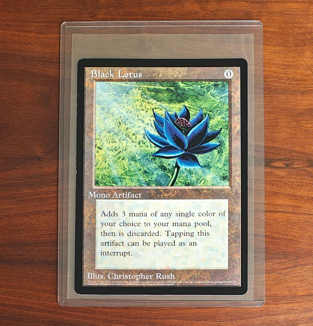 大判カード Black Lotus １枚 MTG　SCREW
