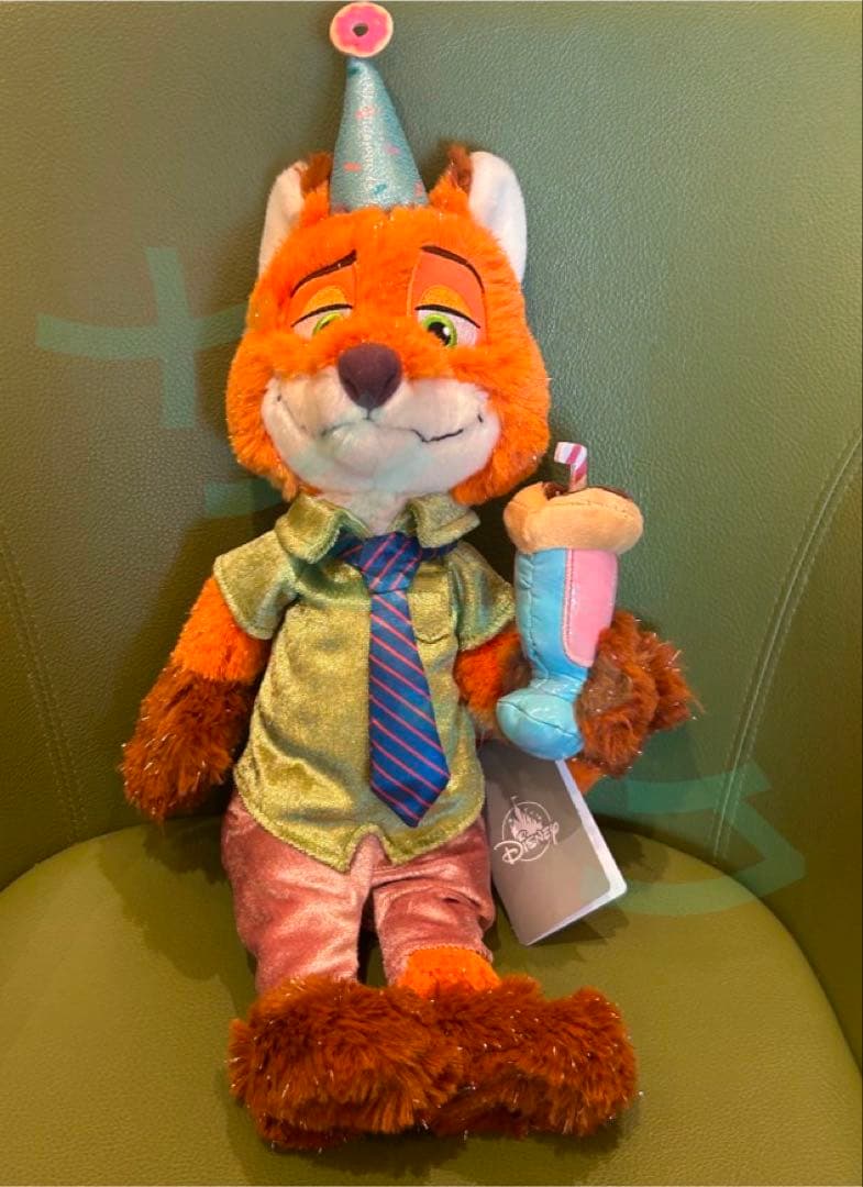 ニック・ワイルド　ぬいぐるみ　10th anniversary ズートピア2
