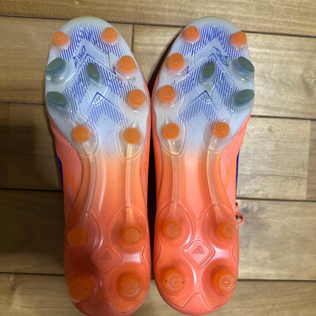 ま*ゃ様 adidas F50 サッカーシューズ オレンジ/ブルー 値下げあり！