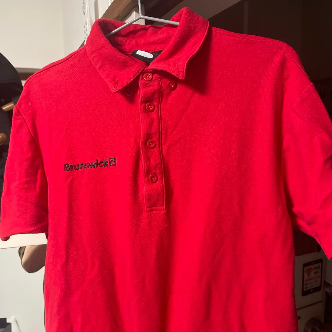 Brunswick 赤 ポロシャツ S ブランズウィック