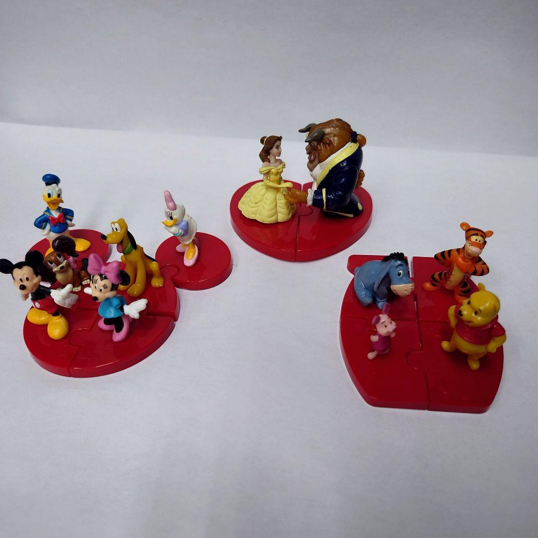 ディズニー　コカ・コーラ　台座付フィギュア　コンプリート