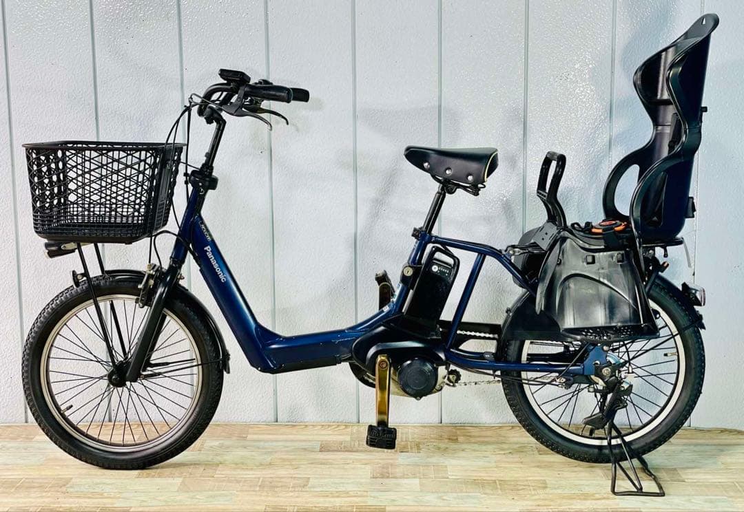 2475パナソニック12アンペア 20インチ子供乗せ電動アシスト自転車