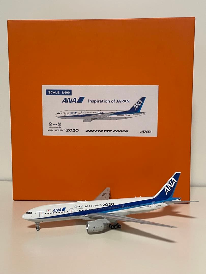 航空機・ヘリコプター JC wings ANA B777-200ER JA745A 1/400