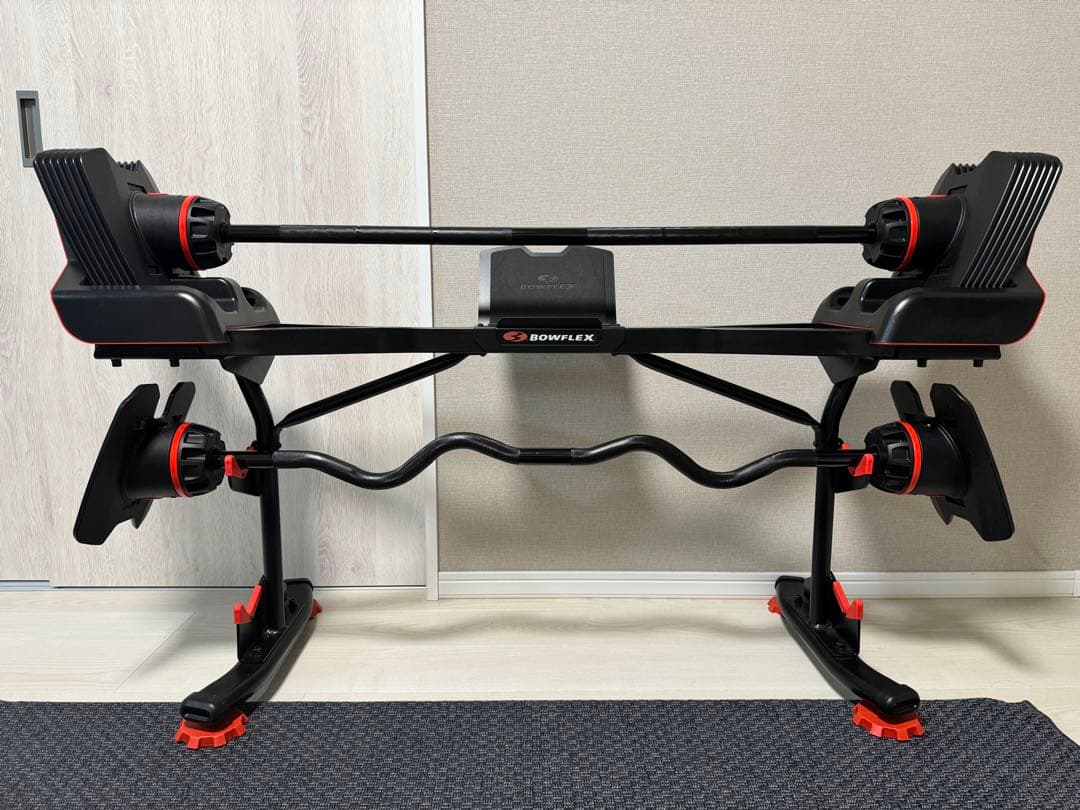 BOWFLEX 可変式バーベルスタンドセット
