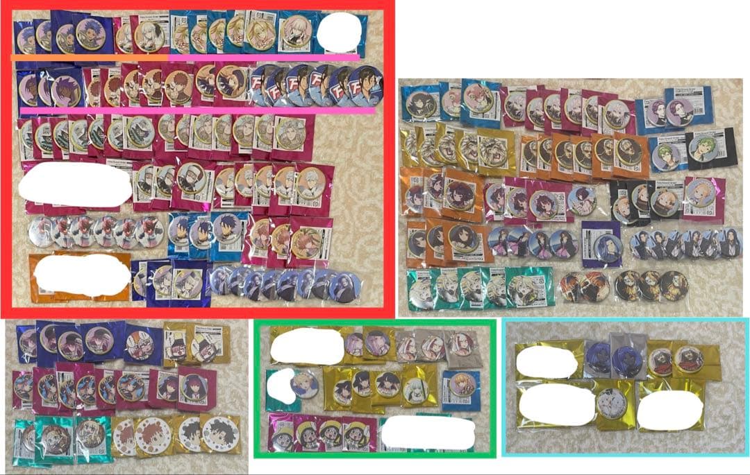 【バラ売り100円〜】 Fate FGO fes 霊基召喚缶バッジ など