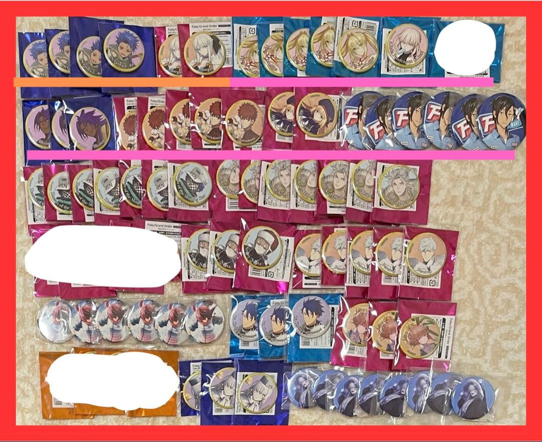 【バラ売り100円〜】 Fate FGO fes 霊基召喚缶バッジ など