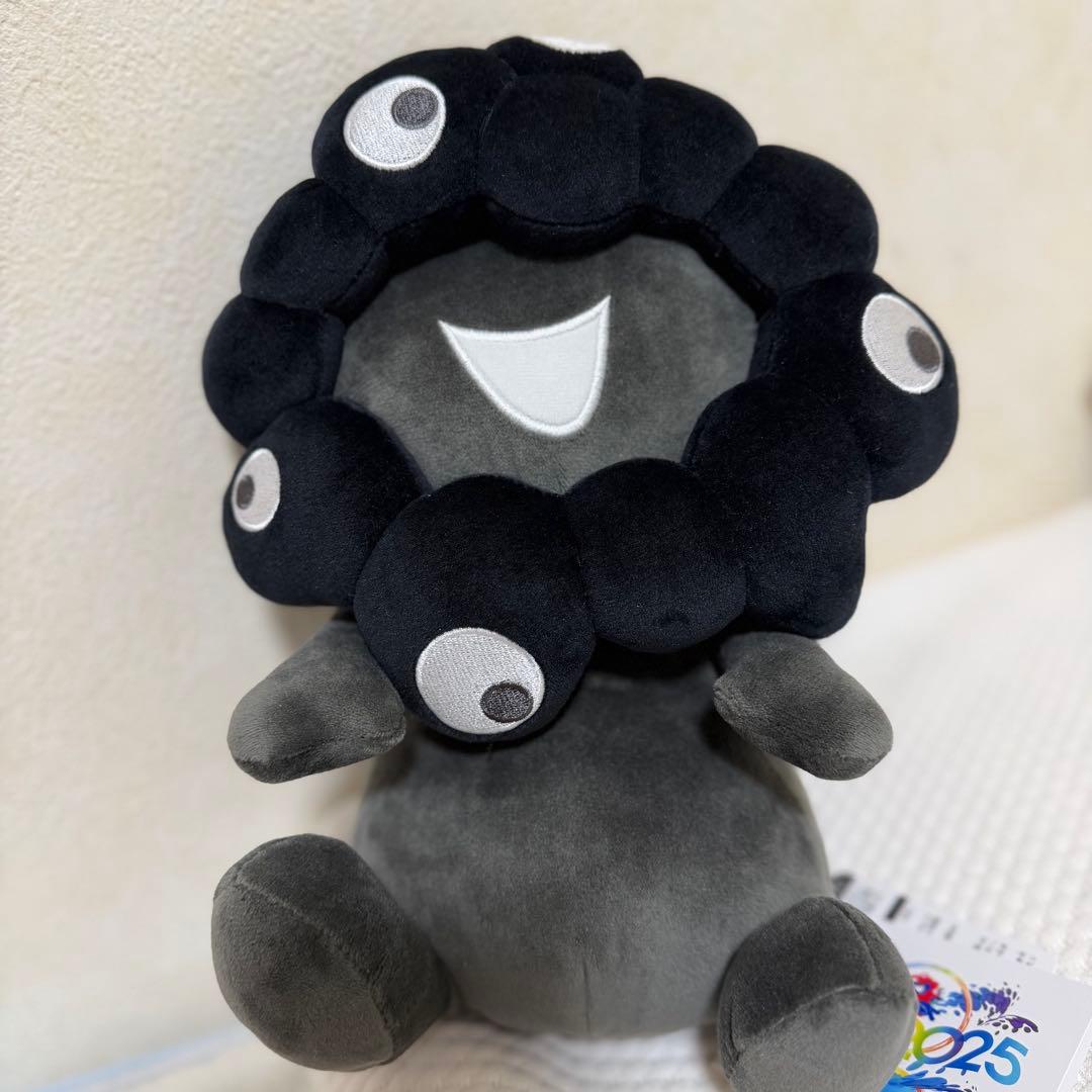 【新品未使用】お手玉風ぬいぐるみ 黒ミャクミャク 大阪関西万博限定 Mサイズ