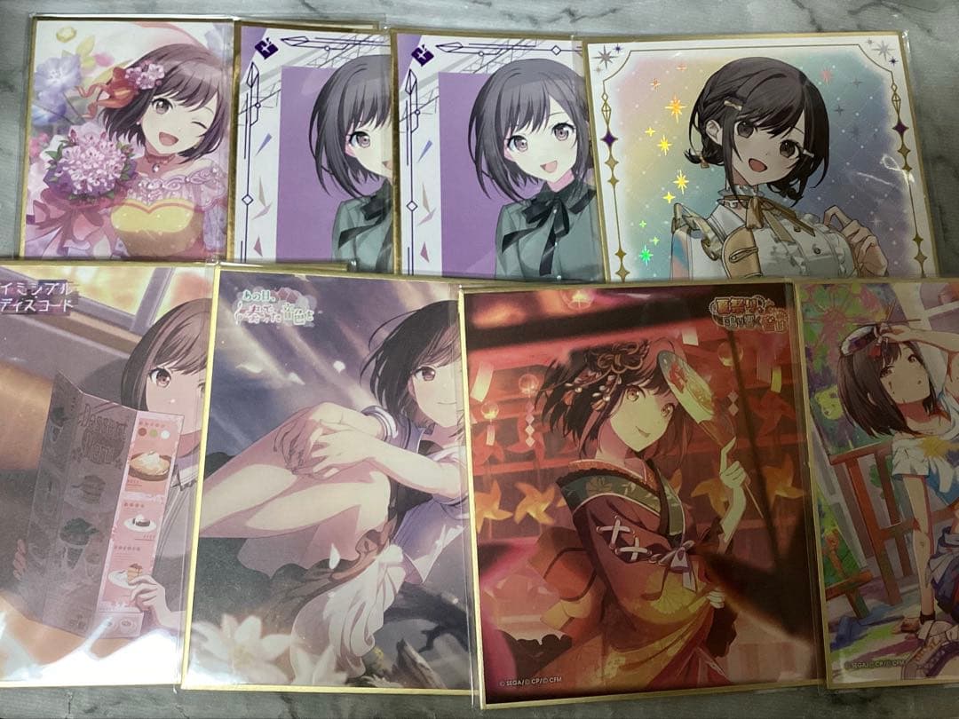 東雲絵名 色紙 まとめ売り