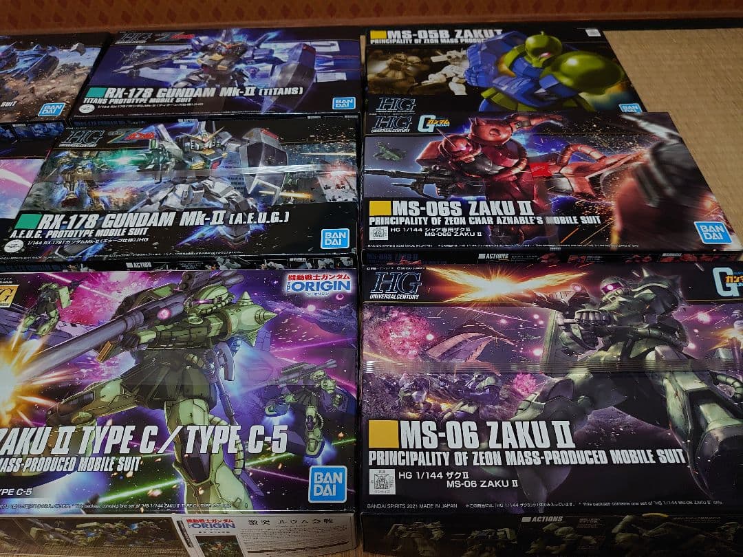 未組立　ガンプラ　ガンダム HGシリーズ セット 9点　まとめ売り