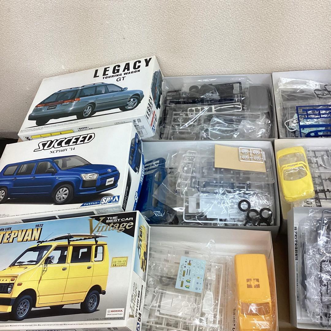 アオシマ 1/24スケール プラモデル11点まとめ売り いすゞエルフなど 未組立