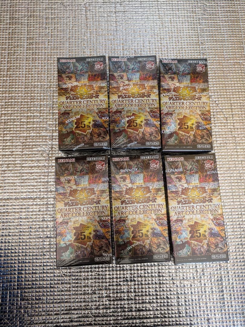 遊戯王 QUARTER CENTURY ART COLLECTION 6BOX