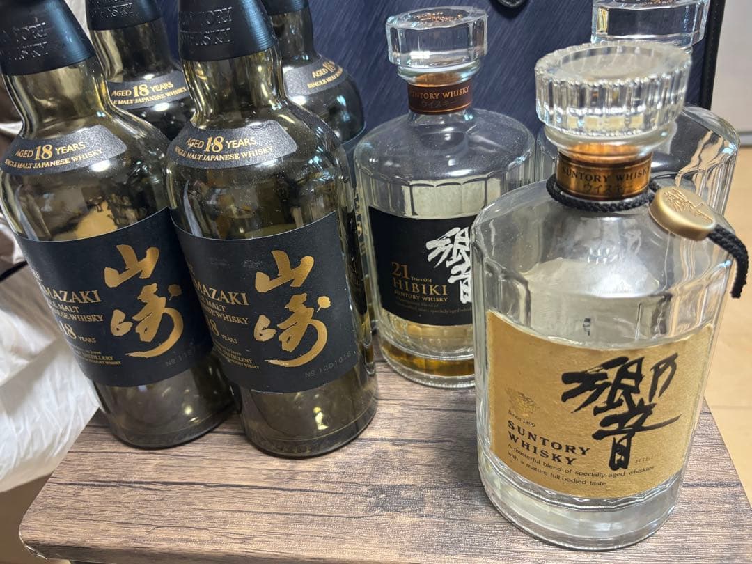 山崎18年 響21年 旧響ボトル 『空瓶』 インテリア品