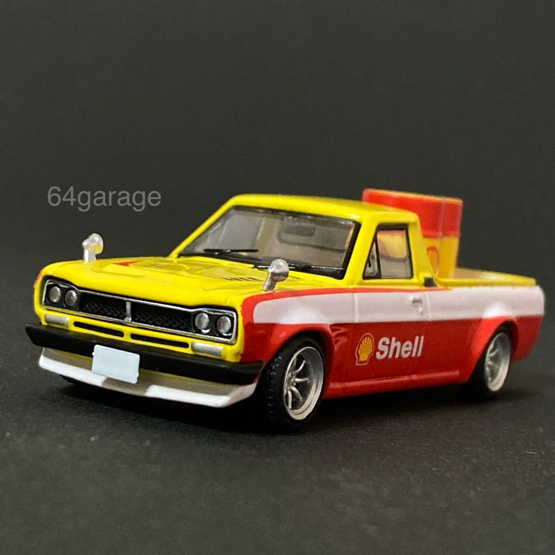 1/64シェル ニッサン サニー ハコトラ INNO64 × TINY
