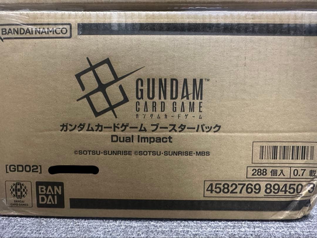 【未開封カートン】 ガンダムカードゲーム Dual Impact GD02